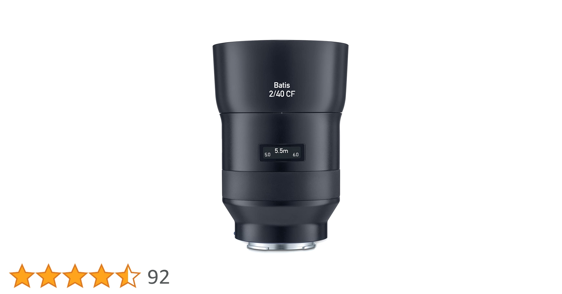 ZEISS Batis 2/40 CF pour appareils Photo à système Hybride Plein